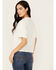 Image #4 - Youth in Revolt Women's Rhinestone Hold Your Horses Short Sleeve Graphic Tee, White, hi-res