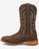 Image #3 - Justin Women's.Outlaw Ryley Performance Western Boots - Broad Square Toe, Brown, hi-res
