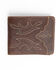 Image #1 - Cody James Men's Stitched Bi-Fold Leather Wallet , Brown, hi-res