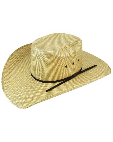 Image #1 - Bailey Doud Straw Cowboy Hat, Tan, hi-res