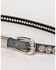 Shyanne Women's Rhinestone Thin Belt, Black, hi-res