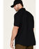 Image #5 - Ariat Men's Black Tek Solid Button Short Sleeve Western Shirt , Black, hi-res