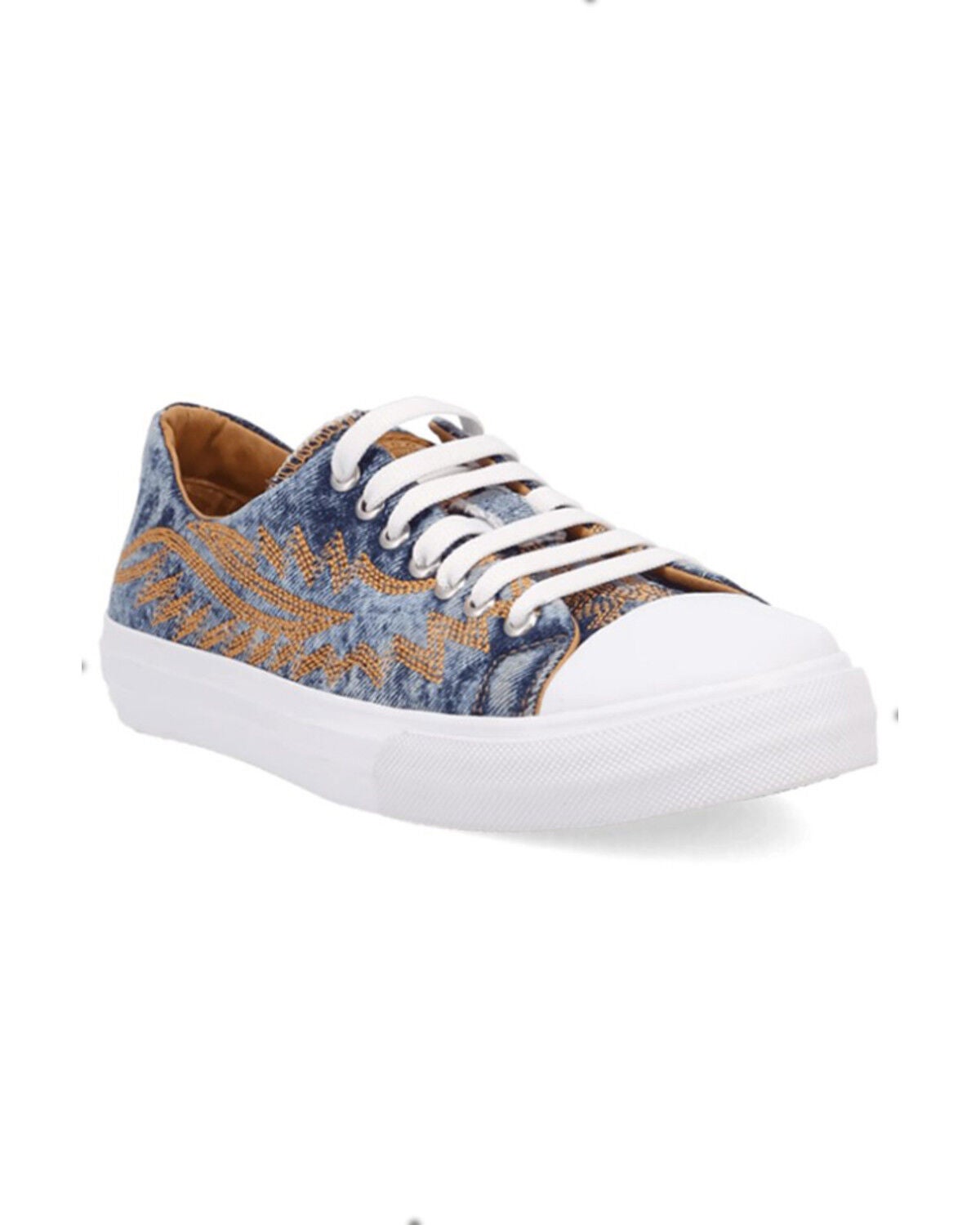 Dingo Women's Campus Sneakers, Blue, hi-res
