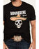 Image #3 - Moonshine Spirit&reg; Men's Skull Stars Short Sleeve Graphic T-Shirt, Black, hi-res
