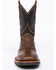 Image #4 - Cody James Men's Extreme Embroidery Western Performance Boots - Broad Square Toe, Brown, hi-res