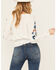 Image #4 - Shyanne Women's Challis Embroidered Long Sleeve Blouse, Cream, hi-res
