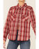Wrangler Retro Women's Flannel Plaid Shirt, Red, hi-res