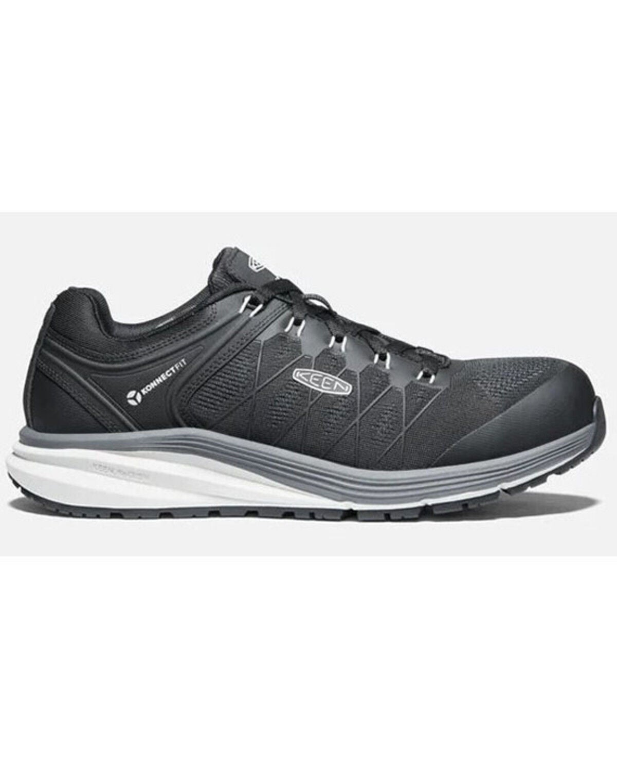 Keen Men's Vista Energy Work Shoes - Carbon Toe, Black, hi-res