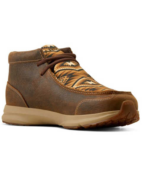 Image #1 - Ariat Men's Spitfire Casual Shoes - Moc Toe , Brown, hi-res