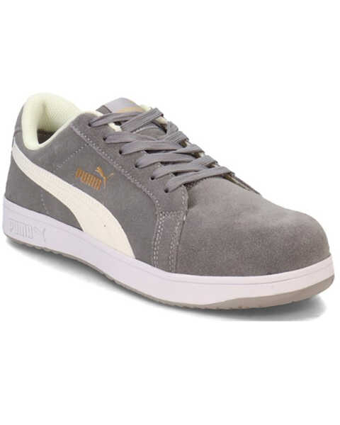Image #1 - Puma Safety Men's Iconic Work Shoes - Composite Toe, Grey, hi-res