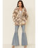 Z Supply Women's Camo Faux Fur Sherpa Jacket , Cream, hi-res