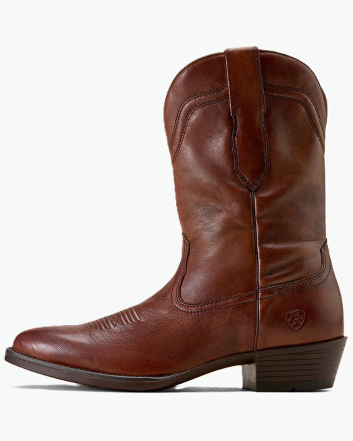 Image #2 - Ariat Men's Grayson Western Performance Boots - Round Toe, Honey, hi-res