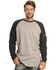 Image #1 - Ariat Men's FR Long Sleeve Baseball Work T-Shirt, Black, hi-res
