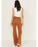 Image #3 - Rolla's Women's Corduroy Flare Jeans, Tan, hi-res
