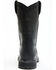 Image #5 - Cody James Men's 11" Uniform Western Work Boots - Composite Toe, Black, hi-res