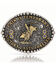 Image #1 - Montana Silversmiths Women's Pain Is Temporary Bull Riding Buckle, Silver, hi-res
