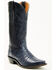 Image #1 - El Dorado Women's Holly Exotic Caiman Tall Western Boots - Snip Toe, Blue, hi-res