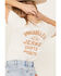 Image #3 - Wrangler Women's Boot Barn Exclusive Sun Graphic Ringer Tee, Ivory, hi-res