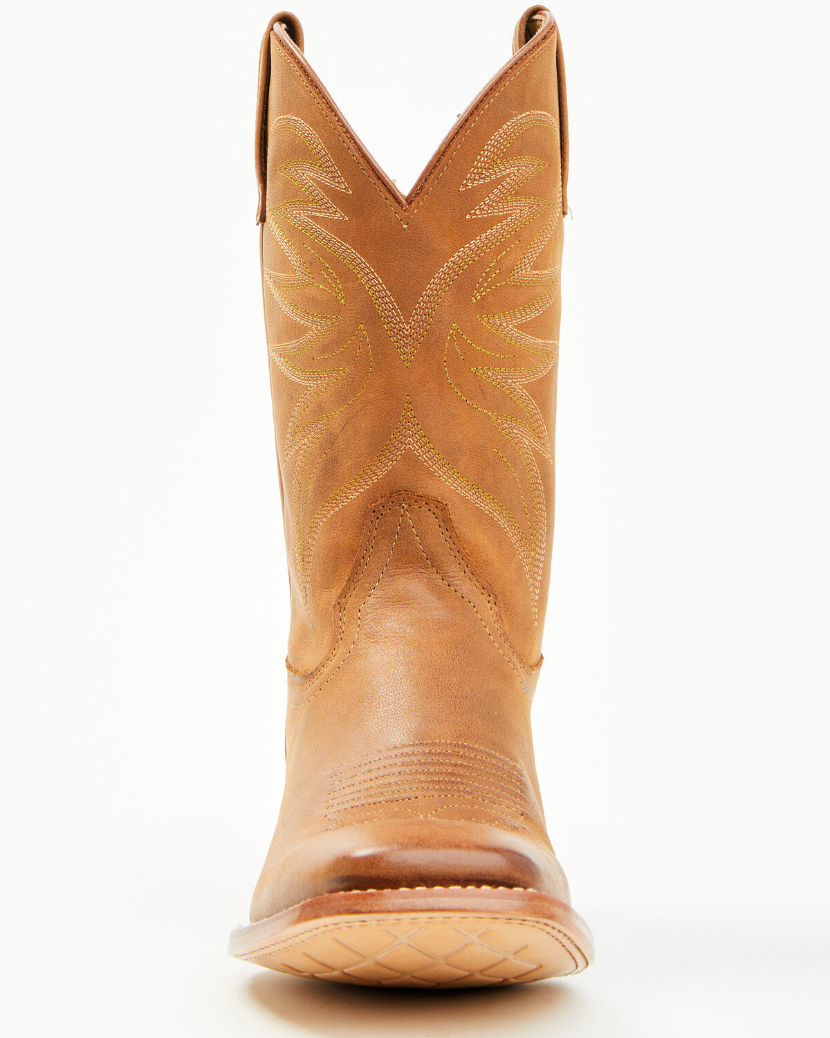 Image #4 - Cody James Men's McBride Roughout Western Boots - Broad Square Toe, Tan, hi-res