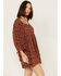Image #2 - Jen's Pirate Booty Women's Floral Print Wildflower Iza Mini Dress, Rust Copper, hi-res