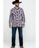 Image #6 - Cowboy Hardware Men's Multi Large Plaid Long Sleeve Western Shirt, , hi-res