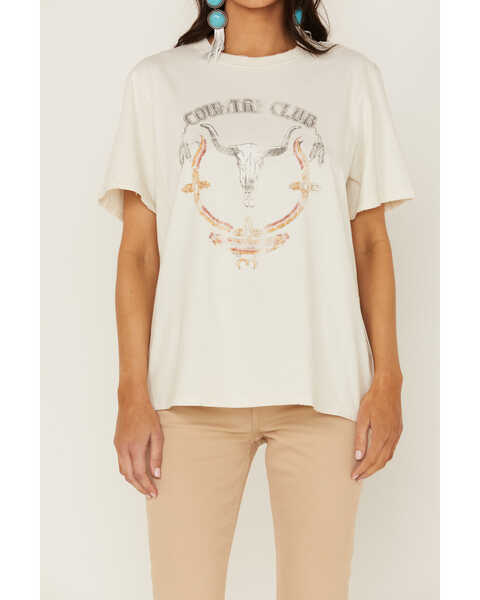 Image #4 - Idyllwind Women's Country Club Graphic Short Sleeve Trustee Tee , Ivory, hi-res
