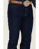 Image #2 - Blue Ranchwear Men's Bucking Horse Dark Wash Rigid Slim Straight Jeans, Dark Wash, hi-res