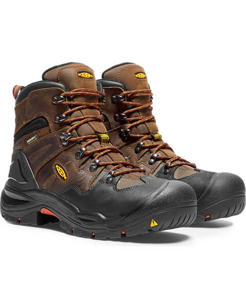 Image #1 - Keen Men's Utility Coburg Waterproof 6" Boots - Steel Toe , , hi-res