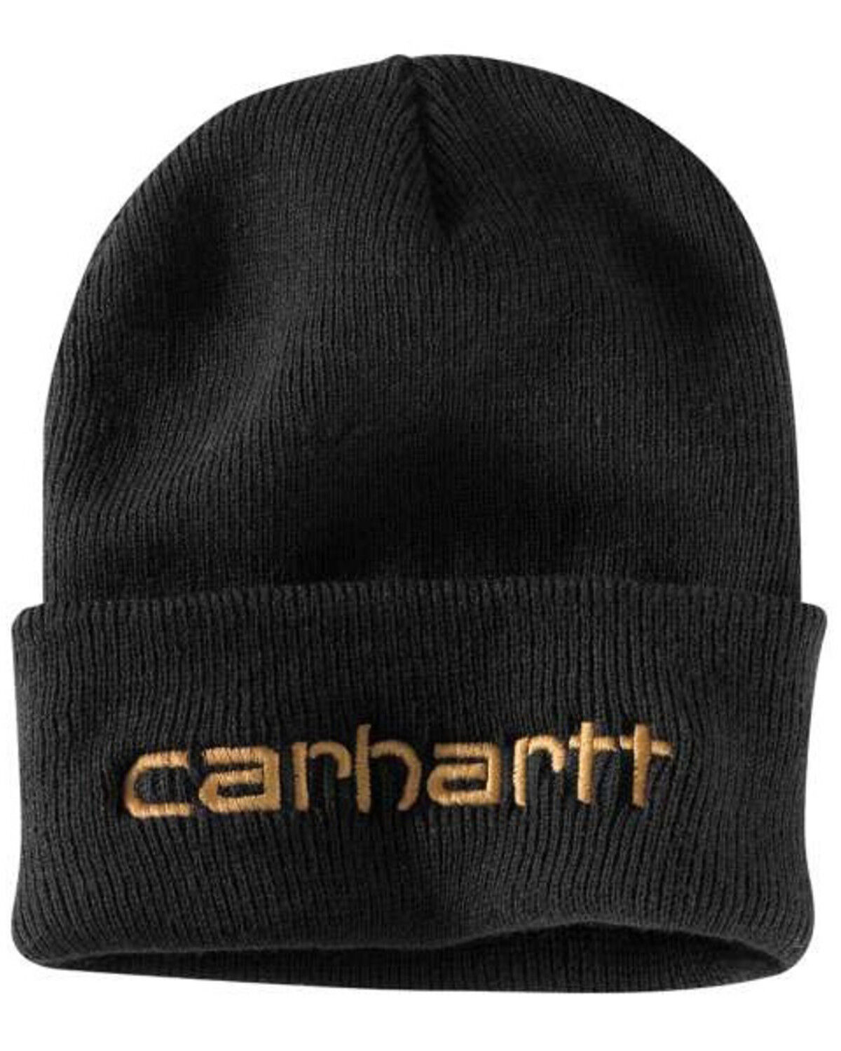 Image #1 - Carhartt Teller Beanie, Black, hi-res