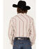 Image #4 - Cody James Men's Alpina Striped Long Sleeve Snap Western Shirt , Cream, hi-res