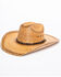 Image #1 - Cody James Cross Straw Cowboy Hat, Natural, hi-res