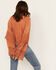 Image #4 - Scully Women's Long Sleeve Crochet Lace Trim Top, Rust Copper, hi-res