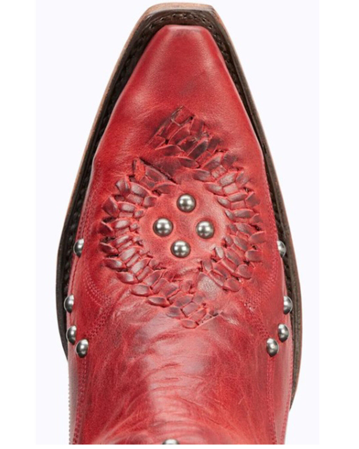 Image #5 - Lane Women's Cossette Tall Western Boots - Snip Toe, Ruby, hi-res