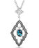 Montana Silversmiths Women's Upon A Star Turquoise Necklace, Silver, hi-res