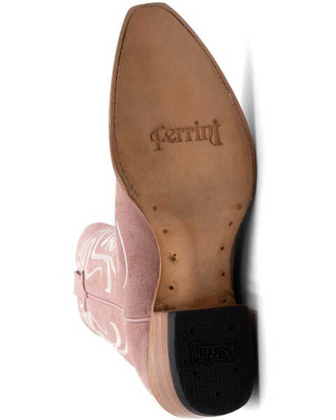 Image #7 - Ferrini Women's Belle Western Boots - Snip Toe , Pink, hi-res