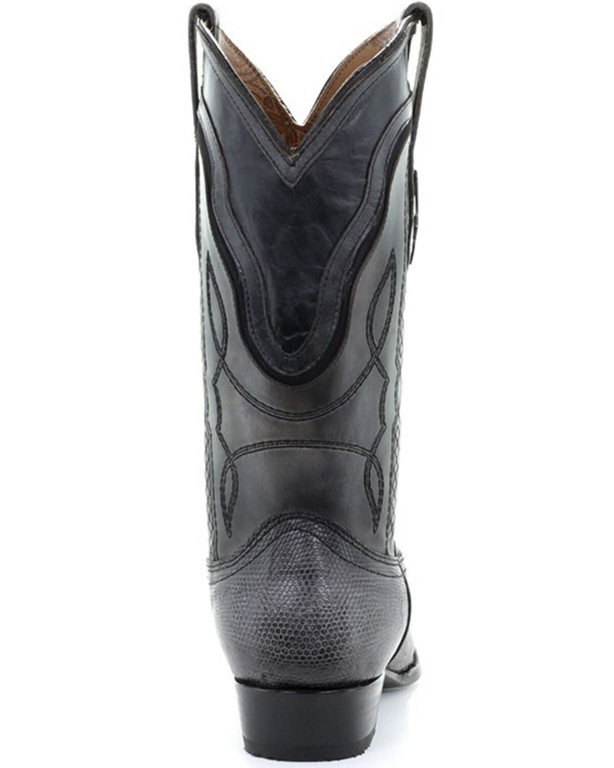 Image #4 - Corral Men's Grey Lizard Teju Embroidered Exotic Boots - Round Toe, , hi-res
