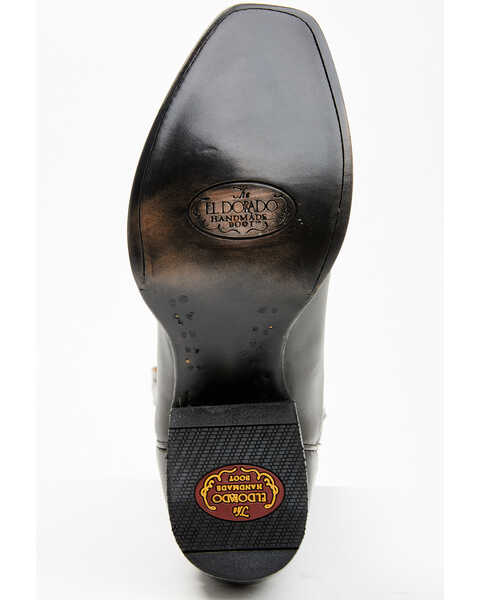 Image #7 - El Dorado Men's 13" Distressed Western Boots - Square Toe, Grey, hi-res