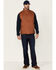 Ariat Men's Rebar Duracanvas Zip-Front Sherpa Work Vest , Brown, hi-res