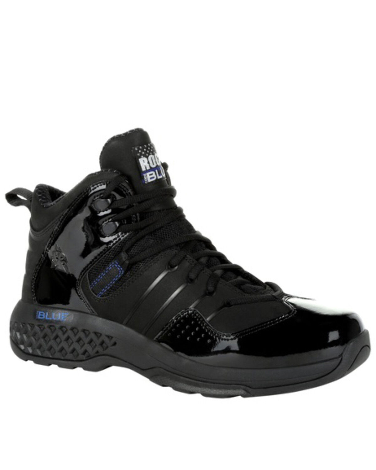 Image #1 - Rocky Men's Code Blue Sport Service Boots - Soft Toe, Black, hi-res