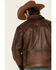 Image #5 - Cripple Creek Men's Vintage Brown Lamb Nappa CC Leather Jacket , , hi-res