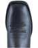 Smoky Mountain Men's Outlaw Western Boots - Square Toe, Black, hi-res