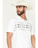 Image #2 - Hooey Men's The Weekender Southwestern Border Print Short Sleeve Polo Shirt, White, hi-res