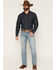 Image #1 - Ariat Men's M7 Light Wash Slim Straight Stretch Denim Jeans, Light Wash, hi-res