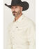 Image #2 - Kimes Ranch Men's Solid Blackout Long Sleeve Snap Stretch Western Shirt, Natural, hi-res