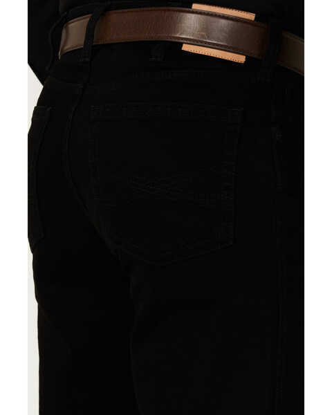 Image #4 - Blue Ranchwear Men's Durango Stretch Slim Straight Jeans  , Black, hi-res