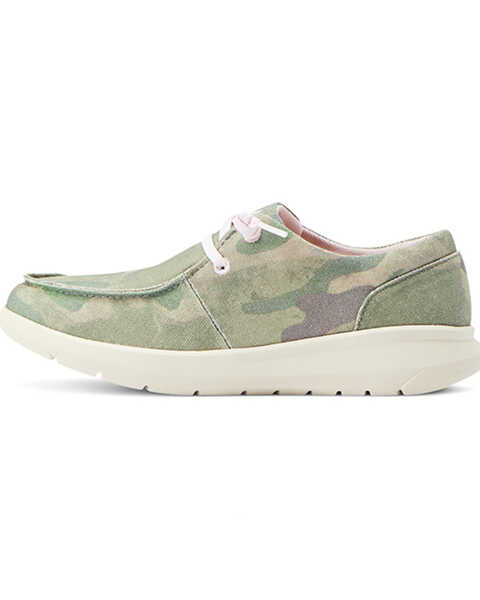 Image #2 - Ariat Women's Camo Print Hilo Casual Shoes - Moc Toe , Green, hi-res