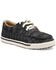 Image #1 - Wrangler Footwear Youth Classic Low Top Shoe, Black/white, hi-res