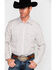 Image #1 - Rock & Roll Denim Men's Crinkle Washed Poplin Print Long Sleeve Western Shirt , Cream, hi-res