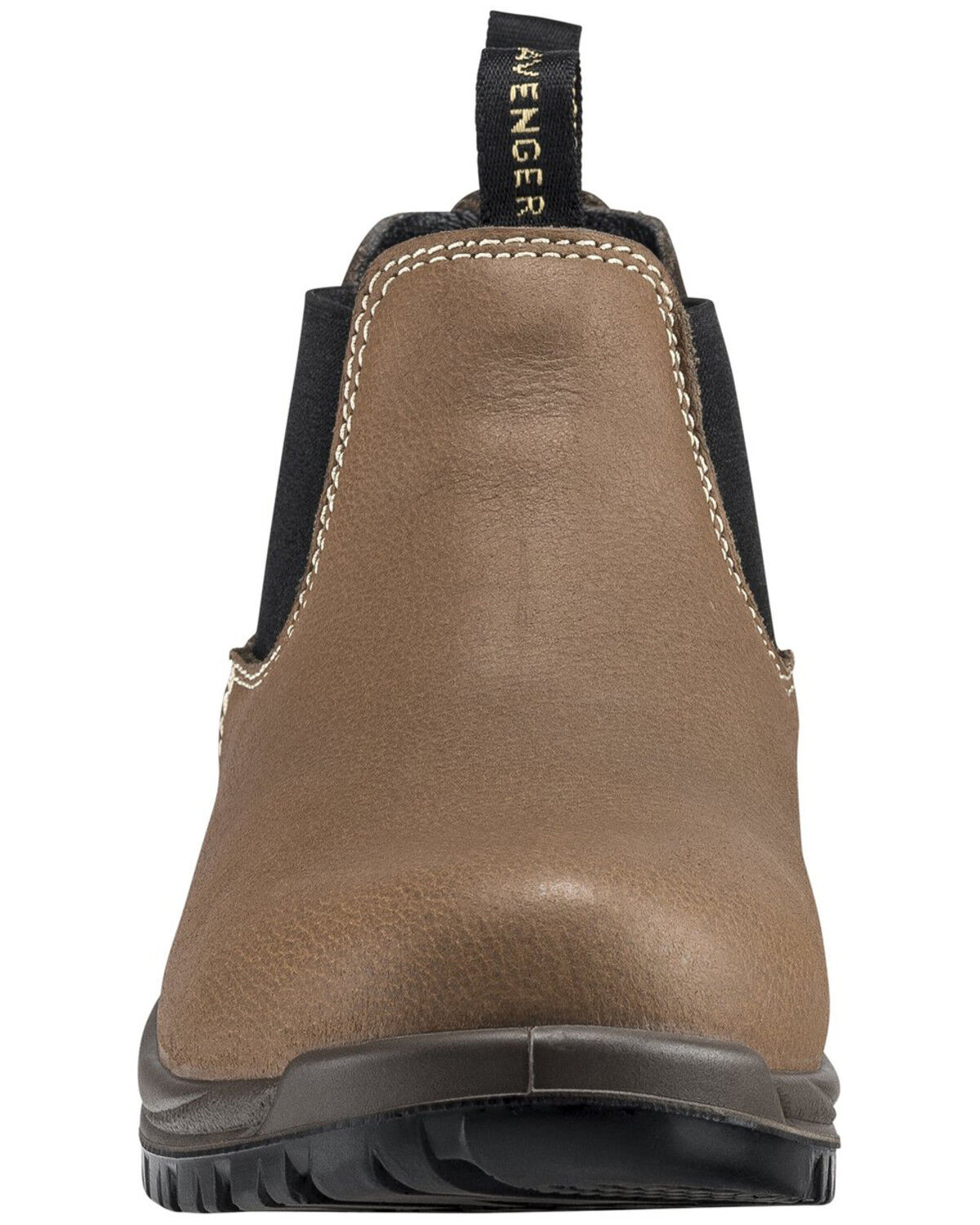 Image #5 - Avenger Women's Foreman Pull On Work Boots - Composite Toe, Tan, hi-res