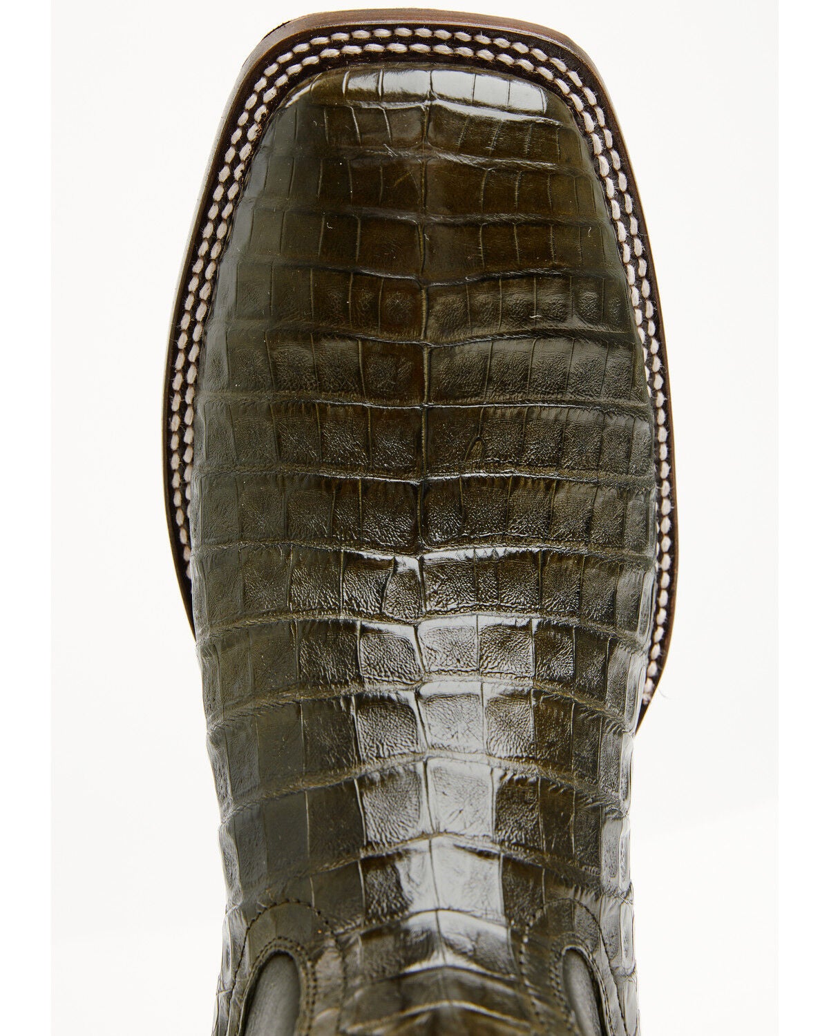 Image #6 - Cody James Black 1978&reg; Men's The Hayward Exotic Caiman Belly Western Boots - Broad Square Toe, Green, hi-res